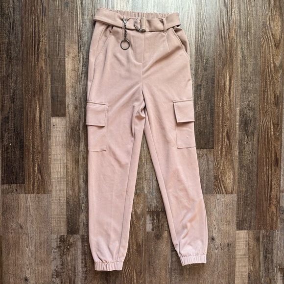 Streetwear Society Pants - Stylish Tan Cargo Pants, size XS